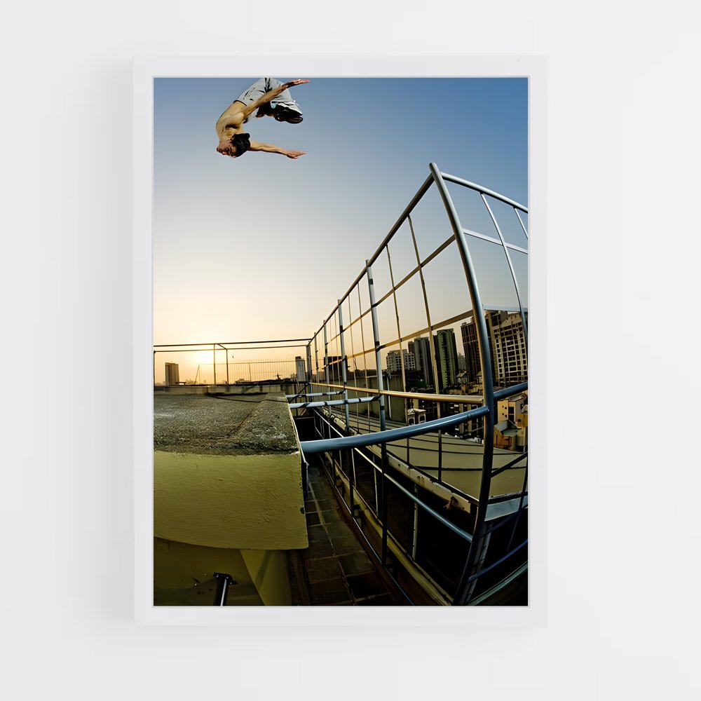 Poster Daniel de ilabaca – affiche Parkour et freerun (vue 3)